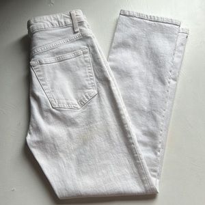 Topshop Moto Highwaisted Jamie White Jeans W25 fit 32L heavier denim